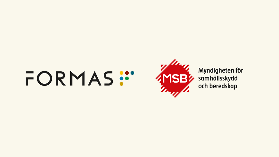 Logotyper för Formas och MSB